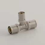 PEX Reducing Tee 20 Mm × 16 Mm × 16 Mm – Press-Fit System