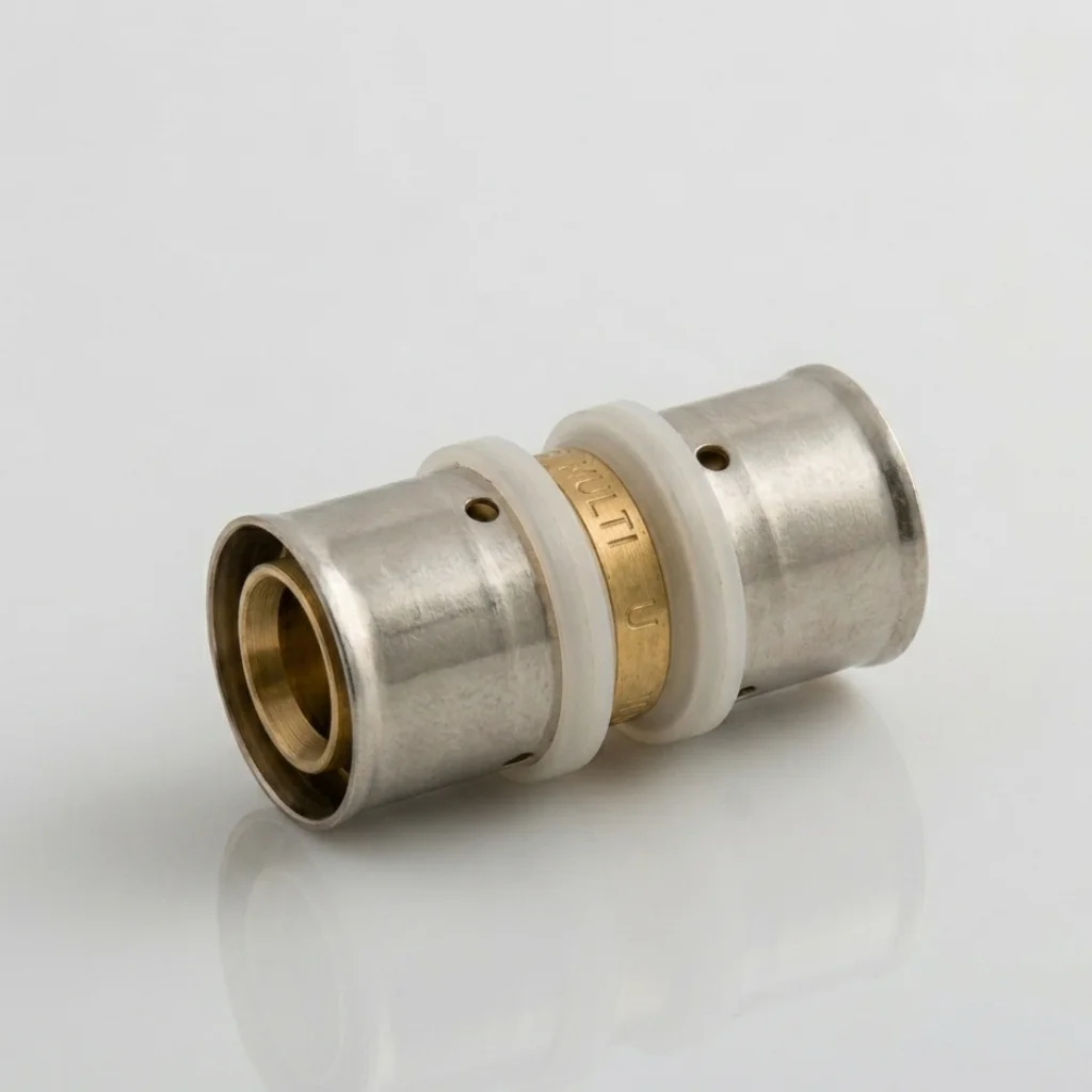 A19 Raccord Droit PEX 16 X 16mm – Système À Sertir – Image 1