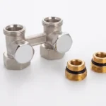 Straight Fitting with Valves for V-Type Radiators