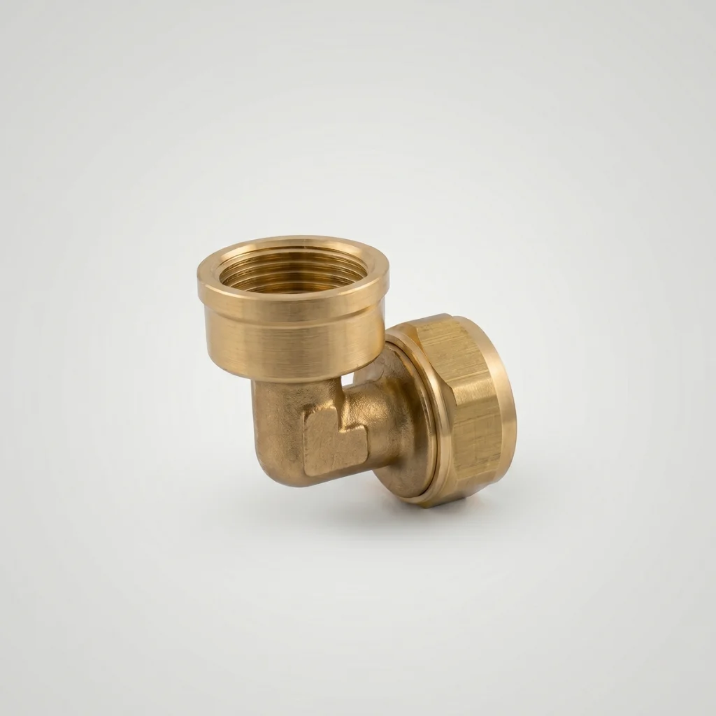 A93 PEX-Bocht 16 Mm × 1/2″ Binnendraad – Schroefsysteem - Afbeelding 1