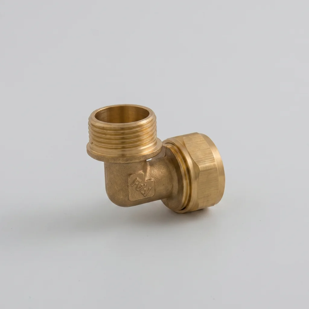 A95 PEX-Bocht 16 Mm × 1/2″ Buitendraad – Schroefsysteem - Afbeelding 1